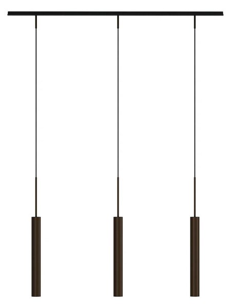 Lustră Pendul Audo Copenhagen, Tubulaire, reglabil, Bronz / Alamă Veche, Sala de mese, Aluminiu, Design