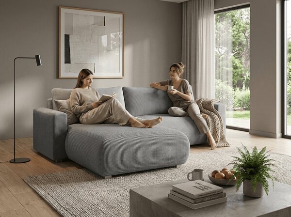 Coltar extensibil TAFIRA, gri deschis, colt interschimbabil