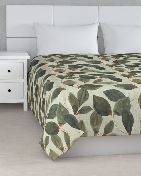 Cuvertura matlasata cu model culoare multicolor Țesătură cu model