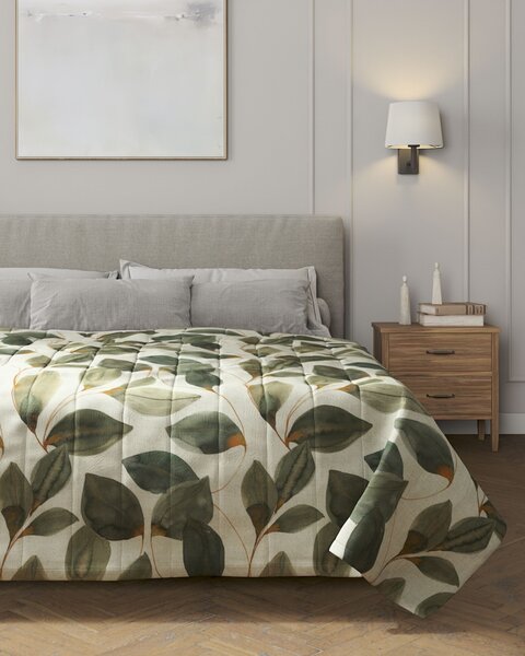 Cuvertura matlasata cu model culoare multicolor Țesătură cu model