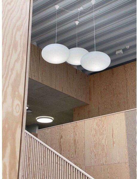 Lustră Pendul CPH Lighting, Alb, Camera de zi, Plastic