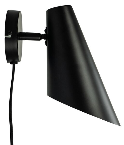 Lampă de perete Dyberg Larsen, Cale, reglabil, Negru, Camera de zi, Metal, Scandinavă
