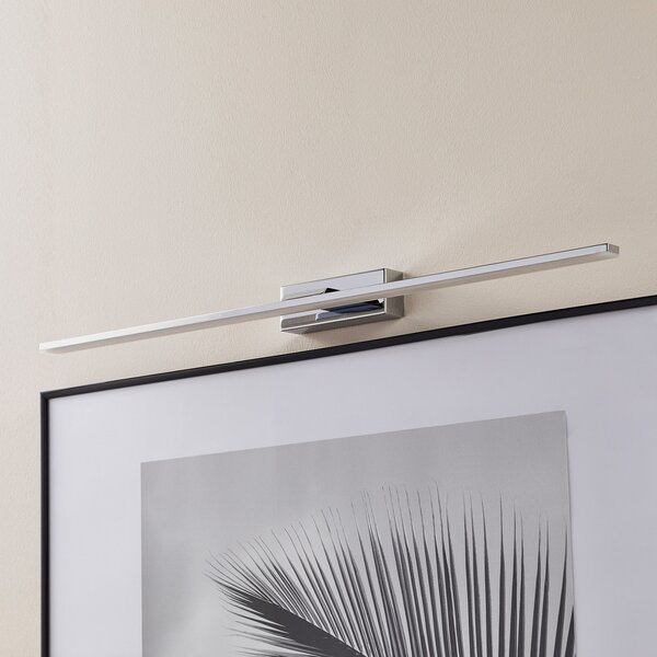MCJ Aplică cu LED Miroir 80 cm crom 3000K, Metalic, Baie, Metal, Modern