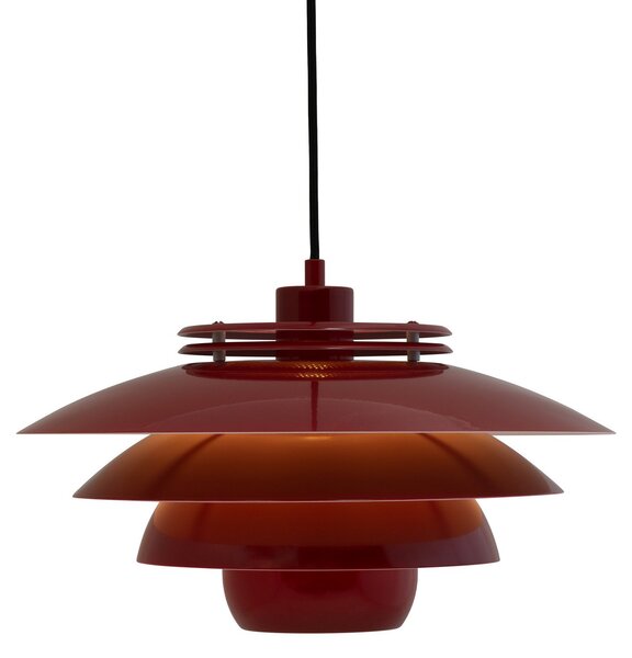 Lustră Pendul Dyberg Larsen, Ejka, reglabil, Roșu, Camera de zi, Metal, Design