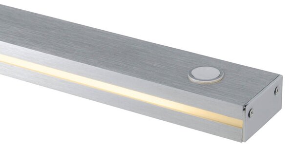 Näve Lampă suspendată LED Carina, dimmer, înălțime regl, reglabil, Metalic, Camera de zi / sufragerie, Metal, Modern