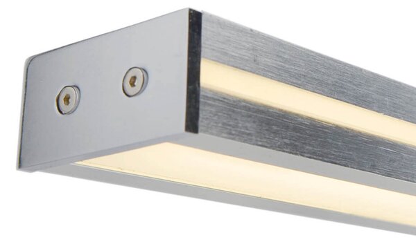 Näve Lampă suspendată LED Carina, dimmer, înălțime regl, reglabil, Metalic, Camera de zi / sufragerie, Metal, Modern