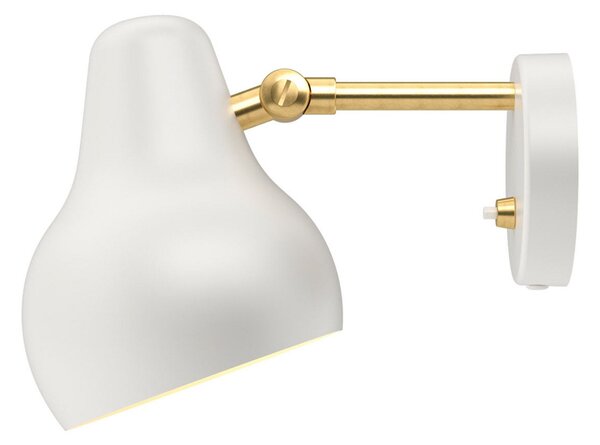 Lampă de perete Louis Poulsen, VL38, reglabil, Alb, Camera de zi, Metal, Design