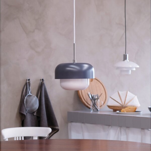 Lustră Pendul Dyberg Larsen, Haipot, reglabil, Gri, Camera de zi, Metal, Scandinavă