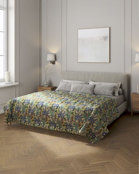 Cuvertura matlasata cu model culoare multicolor Țesătură împletitură, cu model