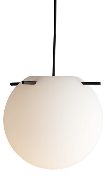 Lustră Pendul FRANDSEN, Koi, reglabil, Alb, Camera de zi, Sticlă, Design