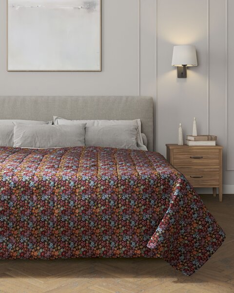 Cuvertura matlasata cu model culoare multicolor Țesătură împletitură, cu model