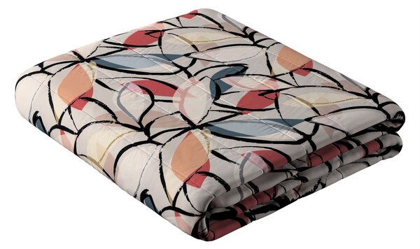 Cuvertura matlasata cu model culoare multicolor Țesătură cu model