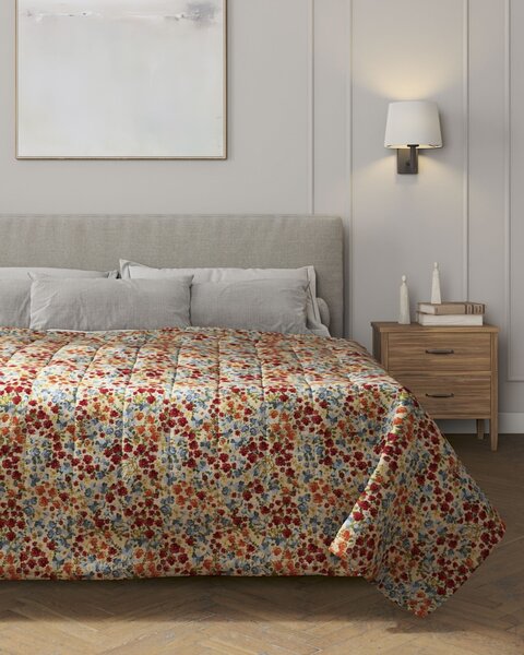Cuvertura matlasata cu model culoare multicolor Țesătură împletitură, cu model