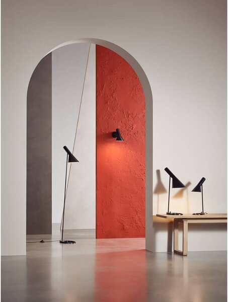 Louis Poulsen AJ Mini lampă de masă, albă, Alb, Camera de zi / sufragerie, Metal, Design, Birou de masă