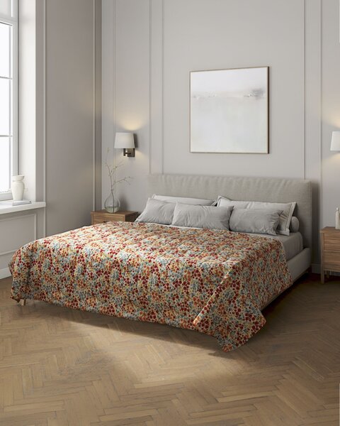Cuvertura matlasata cu model culoare multicolor Țesătură împletitură, cu model