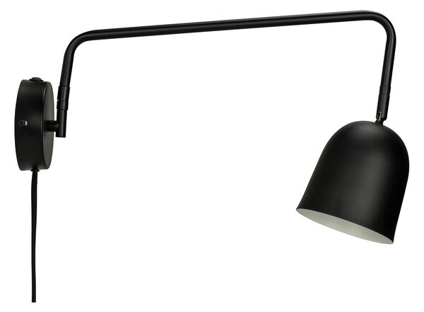 Lampă de perete Dyberg Larsen, Manchester, Negru, Camera de zi, Metal, Design