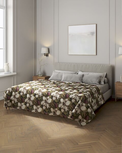 Cuvertura matlasata cu model culoare multicolor Țesătură cu model