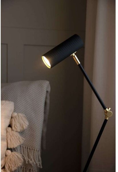 Globen Lighting Lampă de masă Hubble READ, negru Înălțime 45 cm, Negru, Camera de zi / sufragerie, Metal, Design, Birou de masă