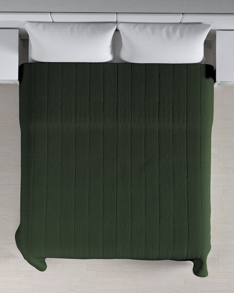 Cuvertura matlasata cu model culoare verde