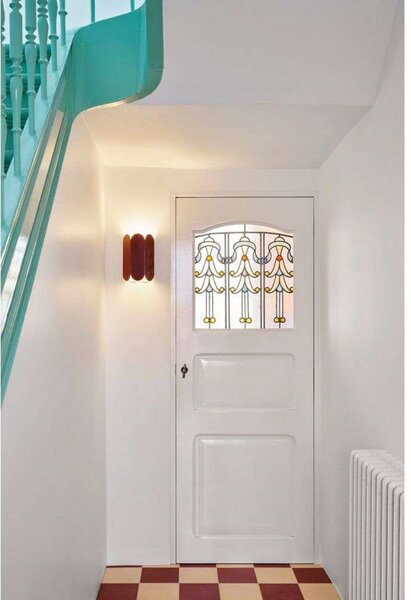 Arcs Sconce Aplică de Perete Hardwired Auburn Red - HAY