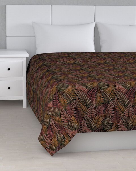 Cuvertura matlasata cu model culoare bordo Țesătură împletitură, cu model