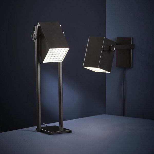 Lampă de perete FRANDSEN, BF Quadro, Negru, Camera de zi, Metal, Design