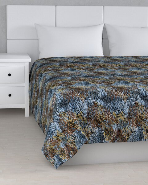 Cuvertura matlasata cu model culoare multicolor Țesătură împletitură, cu model