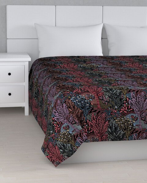 Cuvertura matlasata cu model culoare multicolor Țesătură împletitură, cu model