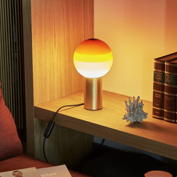 MARSET Dipping Light Veioză Amber - Marset, Bej, Camera de zi / sufragerie, Sticlă, Design