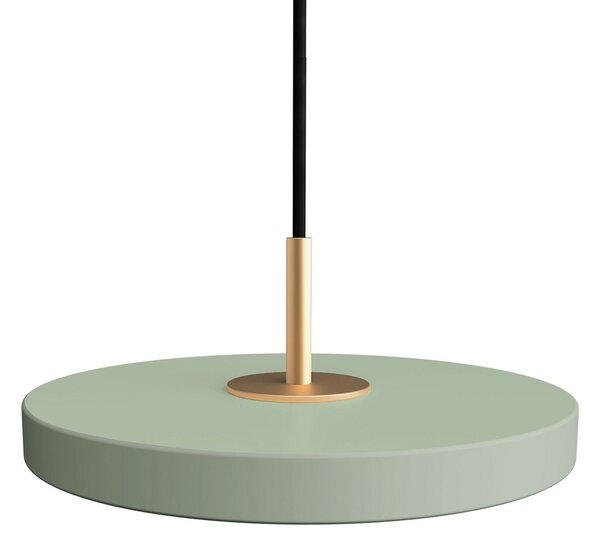 Lustră Pendul UMAGE, Asteria Micro V2, reglabil, Verde, Camera de zi, Metal, Scandinavă