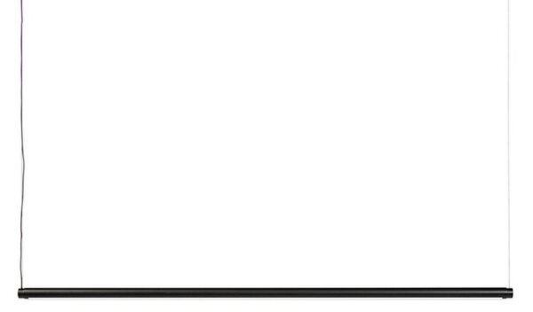 Lustră Pendul HAY, Factor Linear 1500, reglabil, Negru, Bucătărie, Metal, Design