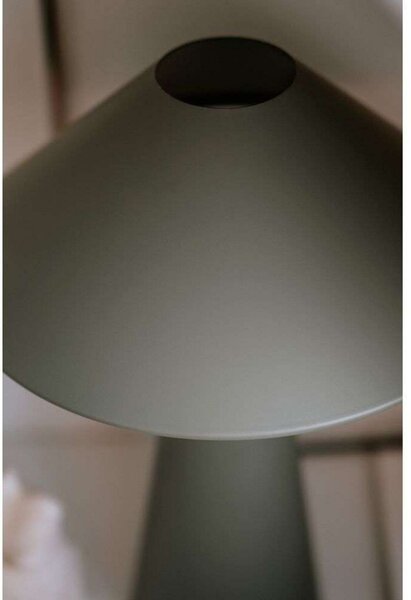 Globen Lighting Lampă de masă Cannes, verde, înălțime 40 cm, Verde, Camera de zi / sufragerie, Metal, Scandinavă