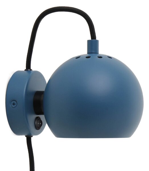 Lampă de perete FRANDSEN, Ball Magnet, Albastru, Camera de zi, Metal, Design
