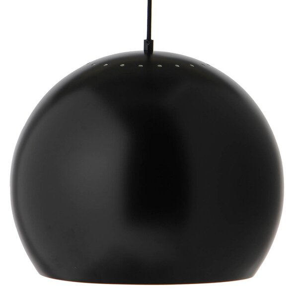 Lustră Pendul FRANDSEN, Ball, reglabil, Negru, Camera de zi, Metal, Design