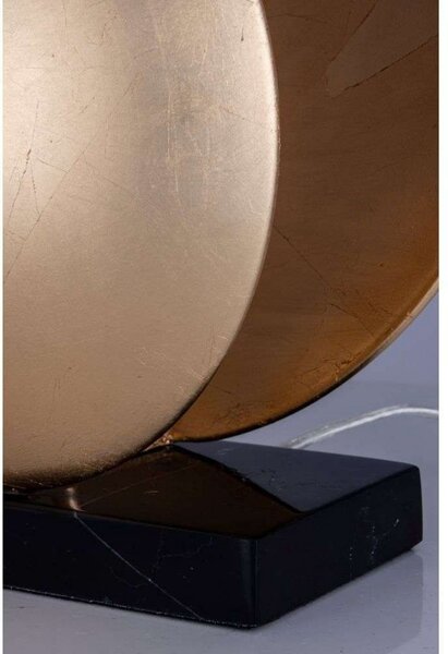 Globen Lighting Lampă de masă ORBIT, alamă, înălțime 32 cm, Auriu / Alamă, Camera de zi / sufragerie, Metal, Design