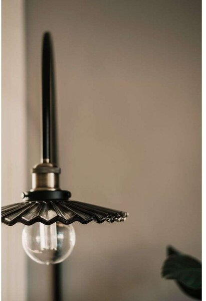 Globen Lighting aplică de perete COBBLER, gri, înălțime 150 cm, Gri, Camera de zi / sufragerie, Metal, Vintage, Soclu de perete jos