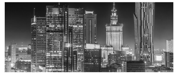 Tablou - Alb și negru New York (120x50 cm)