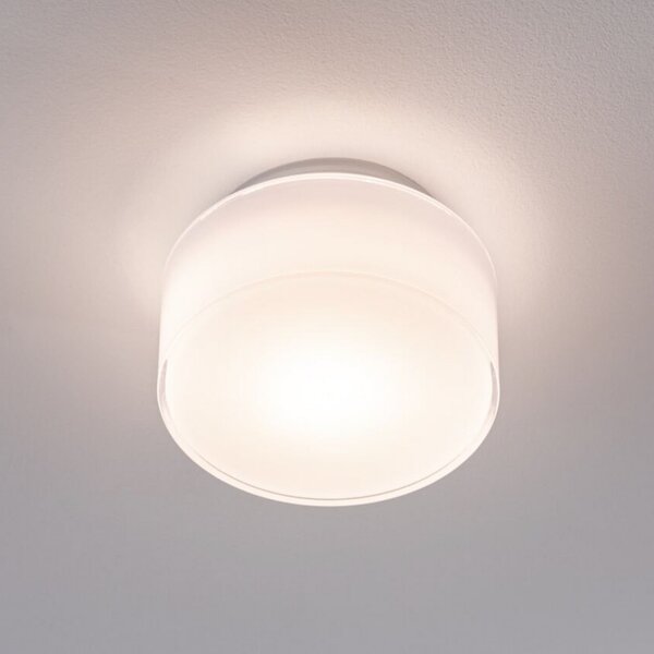 Paulmann plafonieră LED Maro, alb, Ø 16 cm, IP44, Alb, Baie, Plastic, Modern