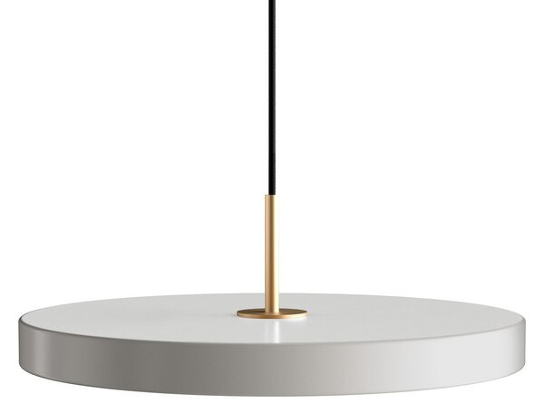 Lustră Pendul UMAGE, Asteria Medium, reglabil, Gri, Camera de zi, Metal, Design