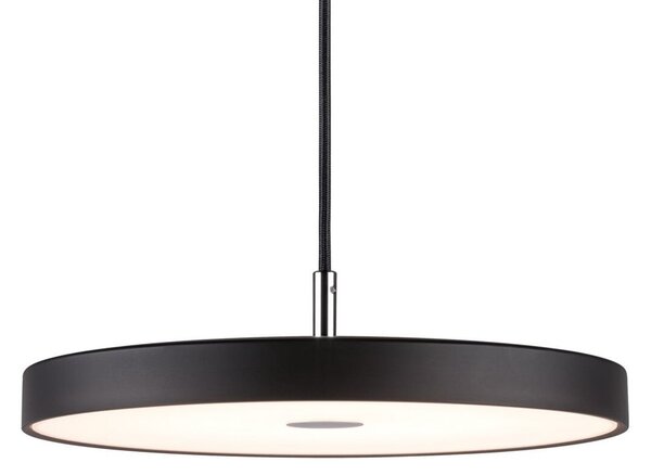 Paulmann Lampă suspendată LED Hildor, negru Ø 31 cm, 3 trepte de reglare a, reglabil, Negru, Camera de zi / sufragerie, Metal, Modern