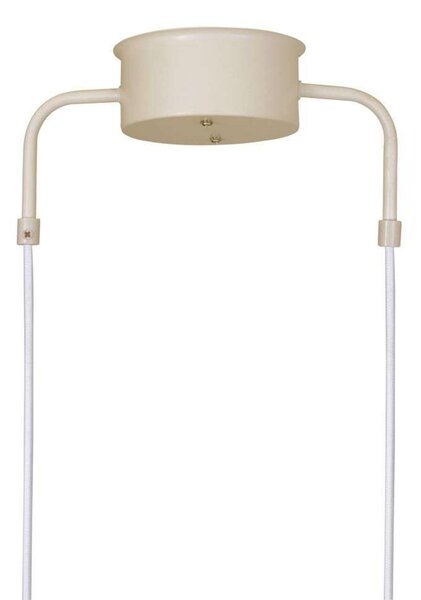 Globen Lighting Lampă suspendată CURVE 3, bej, 3 becuri, 95 cm, reglabil, Bej, Camera de zi / sufragerie, Metal, Vintage