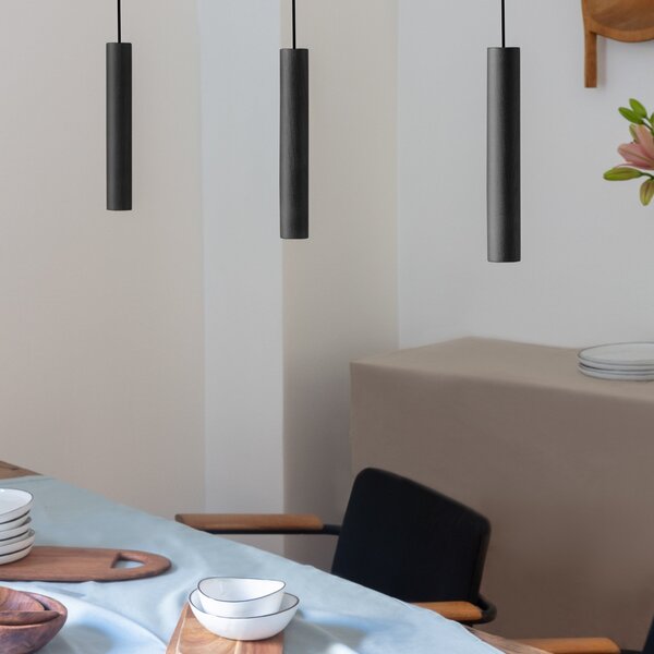 Lustră Pendul UMAGE, Chimes, Negru, Camera de zi, Lemn, Modern