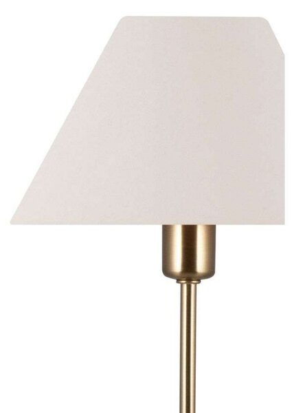 Globen Lighting Lampă de masă IRIS, crem, înălțime 51 cm, Bej, Camera de zi / sufragerie, Sticlă, Vintage