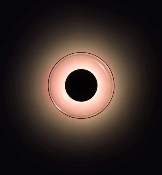 MARSET Aplică LED Aura, Ø 18 cm, On/Off, cupru, Cupru, Camera de zi / sufragerie, Metal, Design