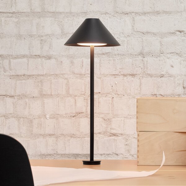 Louis Poulsen Keglen Lampă de masă Pin 3000 K negru, reglabil, Negru, Camera de zi / sufragerie, Aluminiu, Design