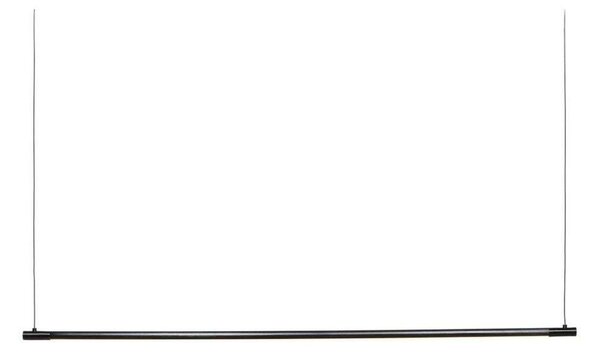 LOOM DESIGN lampă suspendată LED Straw 200, negru, aluminiu, reglabil, Negru, Camera de zi / sufragerie, Aluminiu, Modern