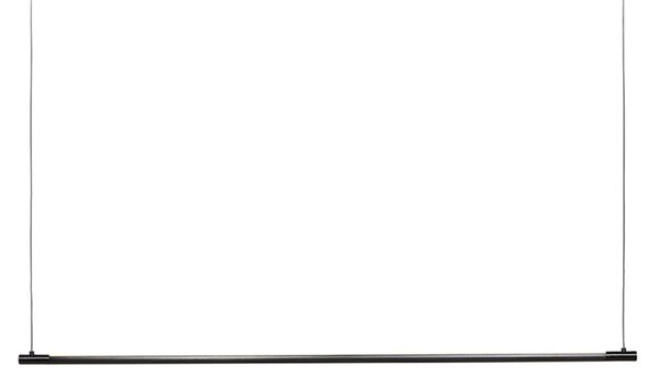 LOOM DESIGN lampă suspendată LED Straw 200, negru, aluminiu, reglabil, Negru, Camera de zi / sufragerie, Aluminiu, Modern