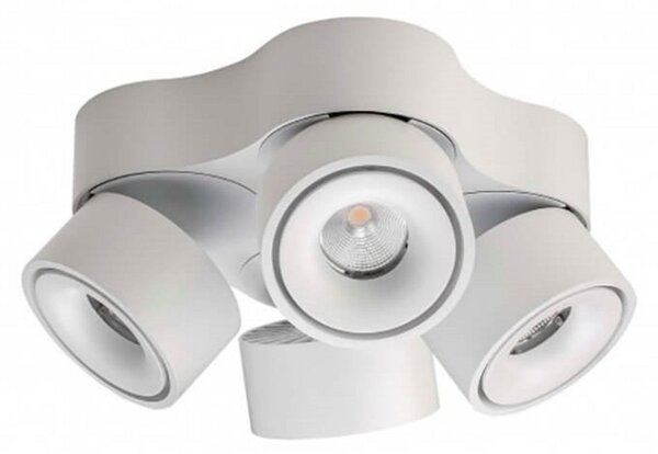 Plafoniere ANTIDARK, reglabil, Alb, Camera de zi, Metal
