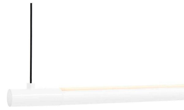LOOM DESIGN lampă suspendată LED Straw 150, alb, aluminiu, reglabil, Alb, Camera de zi / sufragerie, Aluminiu, Modern