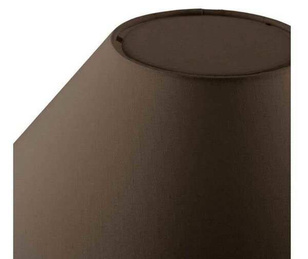Globen Lighting Lampă de masă IRIS, maro, înălțime 39 cm, Maro / Rugină, Camera de zi / sufragerie, Sticlă, Vintage